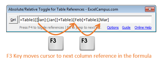 excel for mac toggle absolute reference